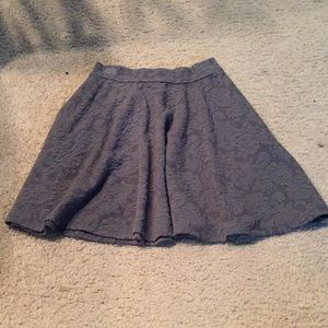 BNWT Abercrombie & Fitch grey skirt size XS